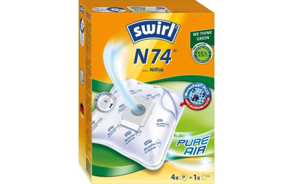 Swirl Staubfilterbeutel N 74 4 Stück