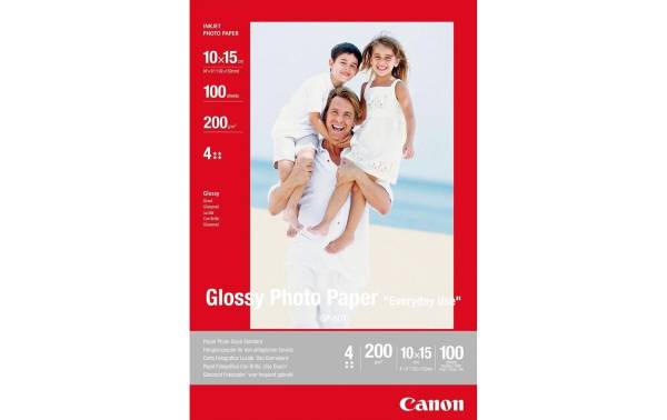 Glossy Photo Paper 10x15cm InkJet, Everyday 200g 100 Bl. CANON GP5014x6