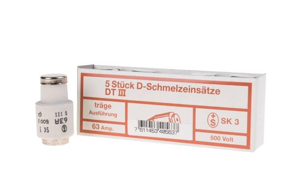 Elektromaterial Sicherungseinsatz DIII 63A