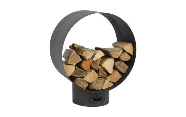 Esschert Design Holzregal Rund, Stahl