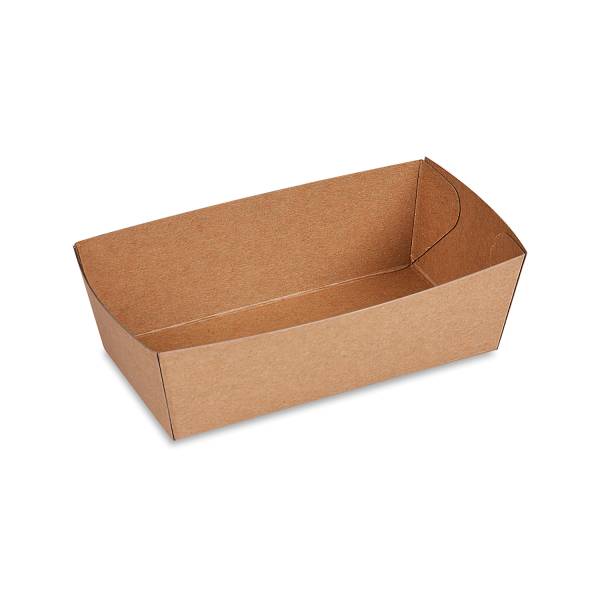 Snackschale (PAP FSC Mix) fettdicht kraft 135 x 70 x 45 mm 300ml – 250 Stück