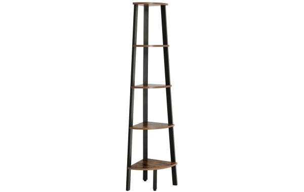 VASAGLE Eckregal mit 5 Ebenen Holz / Metall
