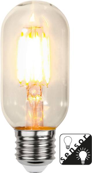 LED Leuchtmittel E27 T45 Sensor clear