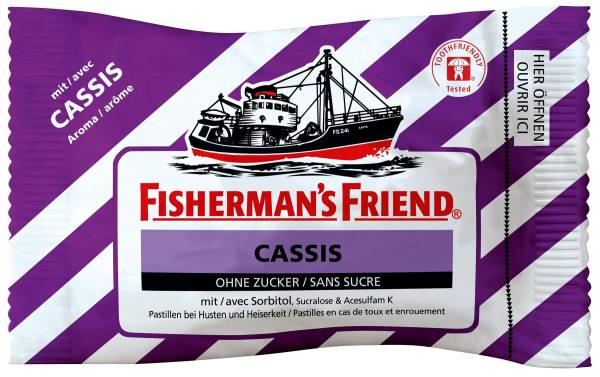 Fisherman&#039;s Bonbons Cassis 25 g