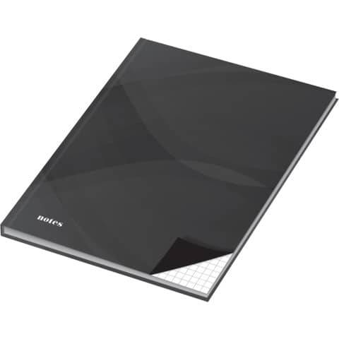 RNK Verlag Notizbuch "notes carbon black", DIN A5, kariert