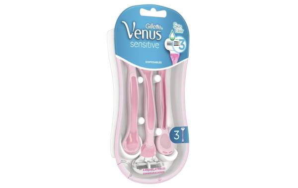 Gillette Women Venus Senstiv Skin Elixir 3er