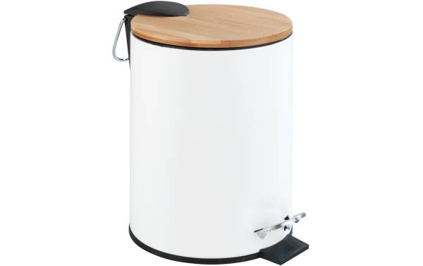 Wenko Treteimer Tortona 3 l, Weiss