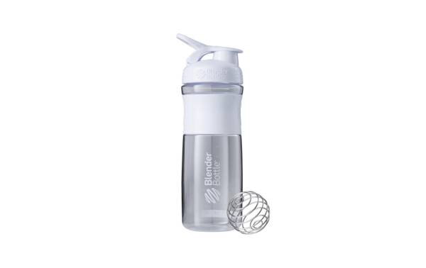 Blender Bottle Shaker &amp; Trinkflasche SportMixer Tritan Grip 820 ml, Weiss