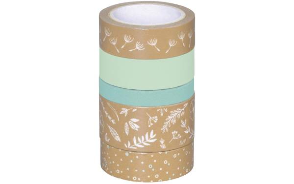 Heyda Washi Tape Natur Blätter Blau