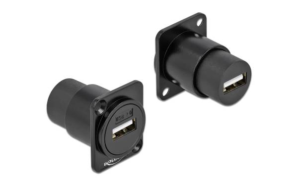 Delock Modul D-Typ USB 2.0 Typ-A Buchse zu Buchse