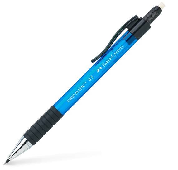 Druckbleistift 1375 HB blau, mit Radierer 0.5mm FABER-CA. 137551
