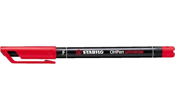 OHP Pen permanent F rot STABILO 842/40
