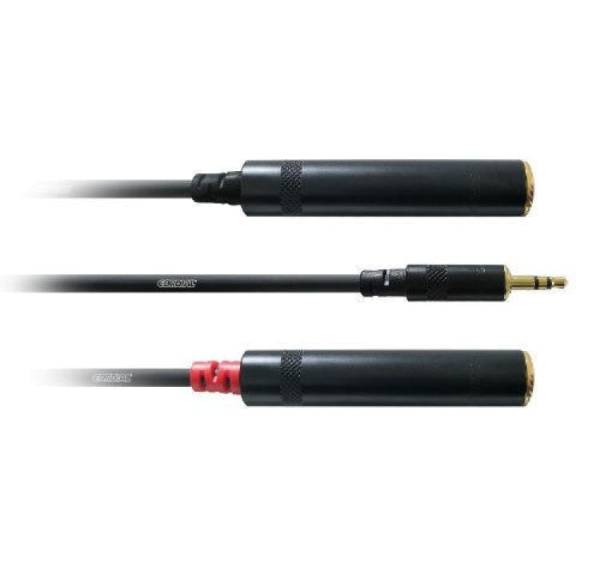 Cordial Audio-Kabel 3.5 mm Klinke – 6.3 mm Klinke 0.3 m