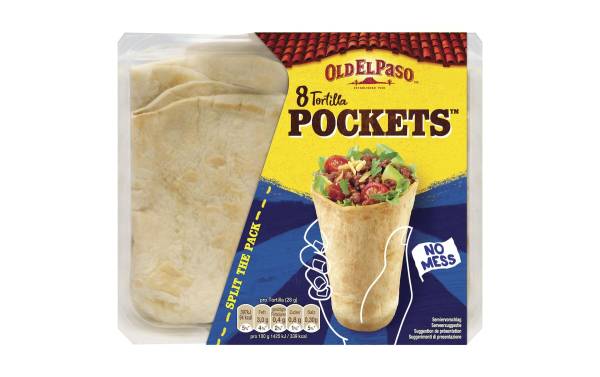 Old El Paso Tortilla Pockets 8 Stück