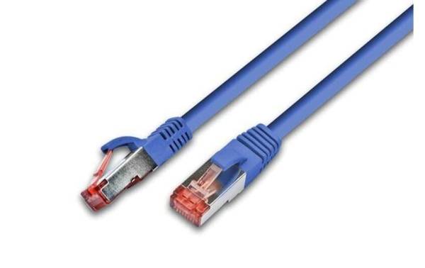Wirewin Patchkabel Cat 6, S/FTP, 15 m, Blau