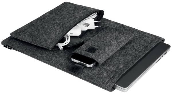 DURABLE Laptophülle MultiBag EFFECT, 16,4', PET-Filz, grau
