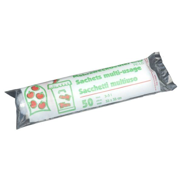 7519120 – Mehrzweckbeutel 3 – 5 Liter LDPE 50pc