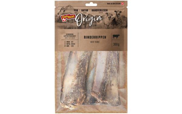 DeliBest Kausnack Origin Rinderippen 300 g, Schweizer Fleisch