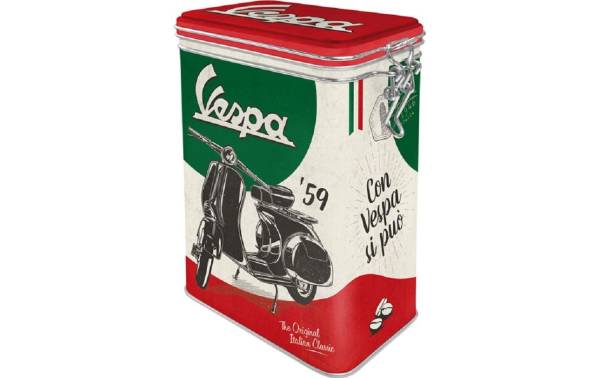 Nostalgic Art Vorratsdose Vespa 1.3 l, Rot/Schwarz/Weiss