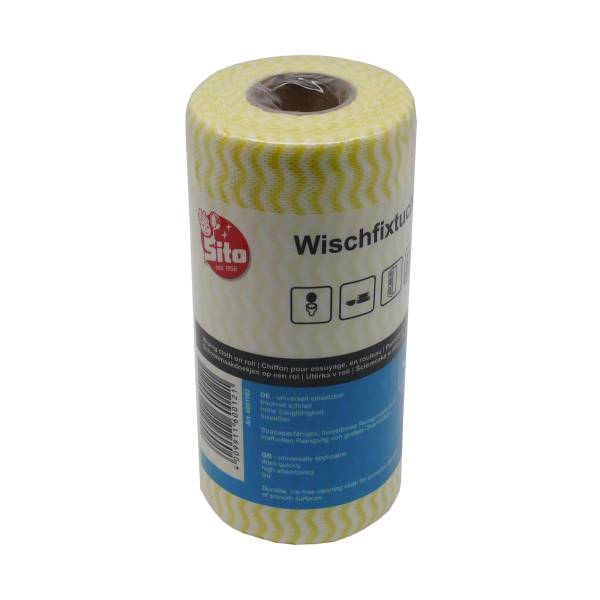12x Sito Wischfixtuch Rolle ca. 40g/m² 50 Blatt gelb 180x350mm