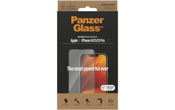 Panzerglass Displayschutz Ultra Wide Fit iPhone 13/13 Pro/14