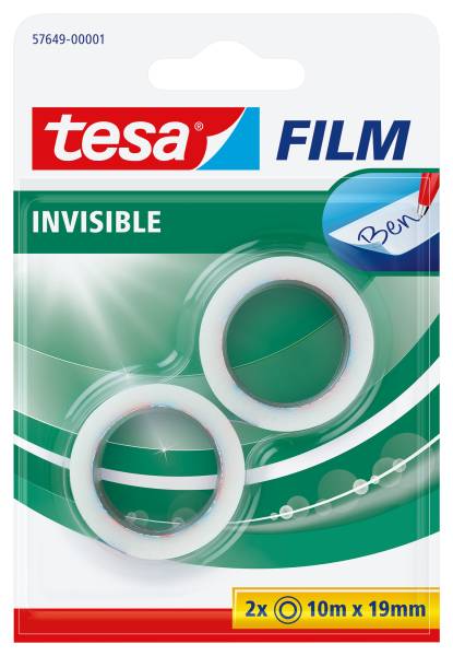 Tesafilm 19mmx10m invisible 2 Rollen TESA 57649-000