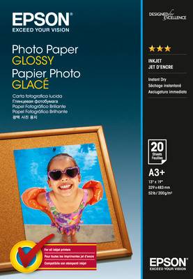 Photo Paper Glossy A3+ InkJet 200g 20 Blatt EPSON S042535