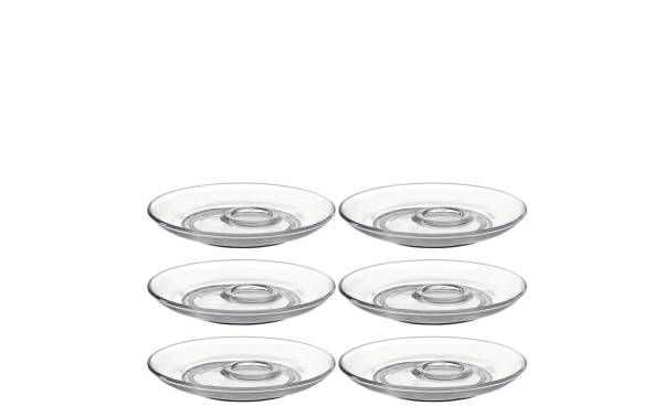 Leonardo Untertasse Senso Ø 14.5 cm, 6 Stück, Transparent