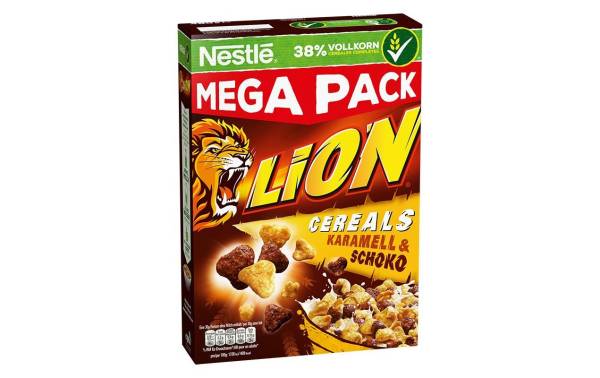 Nestlé Cerealien Lion Cerealien Karamell und Schoko 480 g