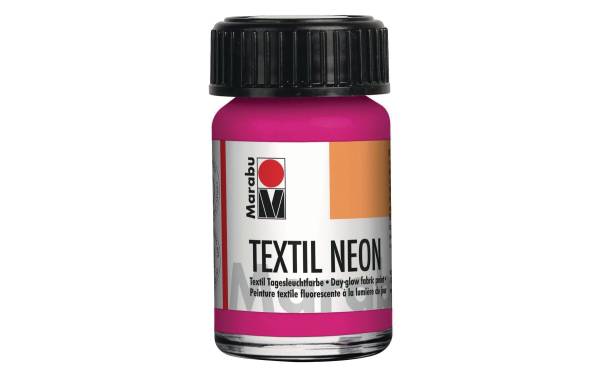 Marabu Textilfarbe "Textil Neon", neon-pink, 15 ml