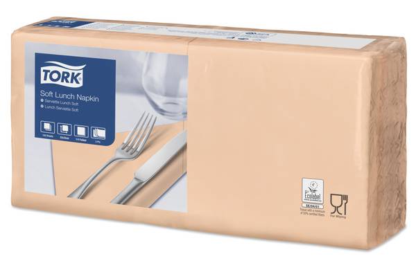 TORK-477863 Soft Lunchservietten Apricot –