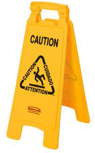 Rubbermaid Warnschild "Caution Wet Floor"