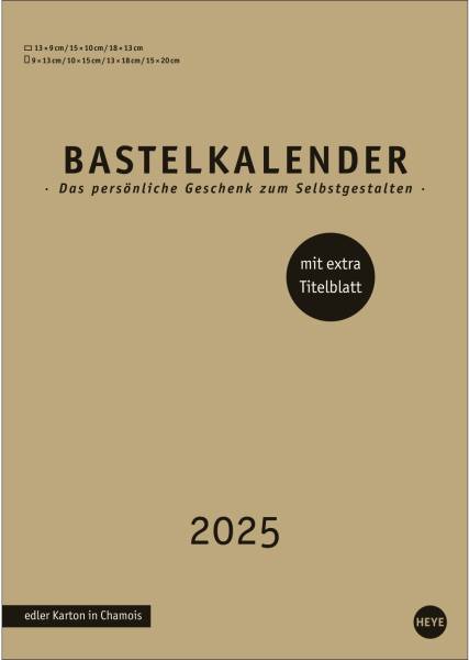 HEYE Bastelkalender 2025 22993+25 gold 21×29.7cm