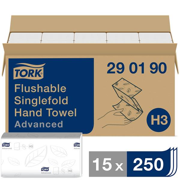 TORK-290190 schnellauflösendes Zickzack Handtuch - H3