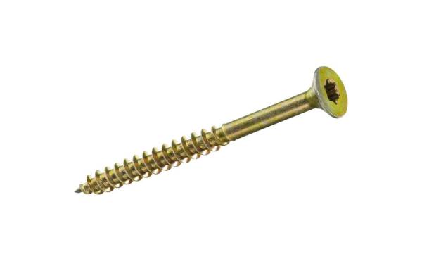 Krafter Spanplattenschrauben Senkkopf 6 x 160 mm Stahl, 4 Stück