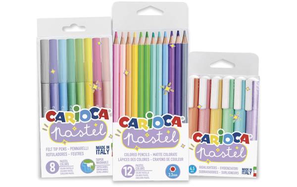 Carioca Set Pastell 26 Stück, Mehrfarbig