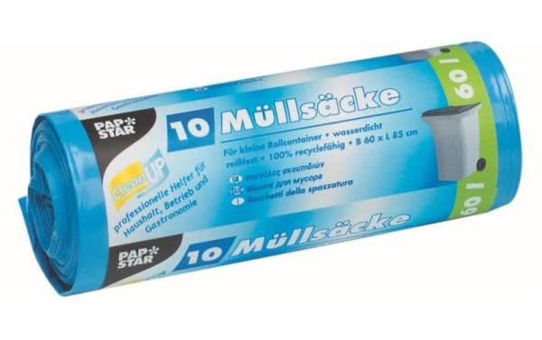 STARPAK Müllsäcke LDPE, 60 Liter, blau