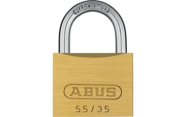 Abus Vorhängeschloss 55/35 Gold Messing