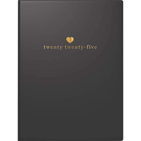 RIDOIDE Taschenagenda Design Line 2025 013607025.25 1W/2S Heart DE 12x16cm