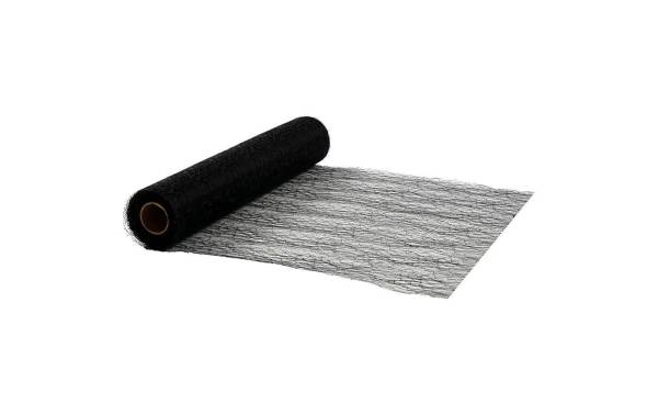 Creativ Company Tischläufer 30 cm x 10 m, Schwarz