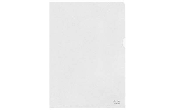 VON Sichthülle A4, genarbt, 100 Stück, Transparent