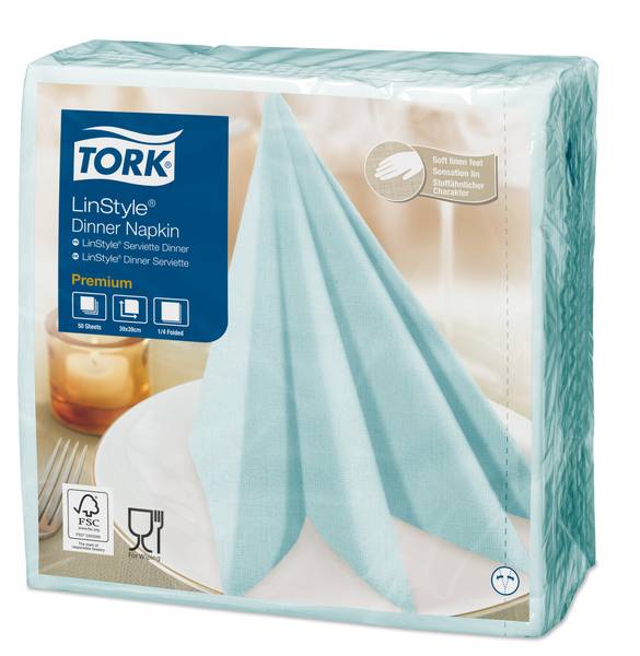 TORK-478880 Tork LinStyle Dinnerservietten Minze –