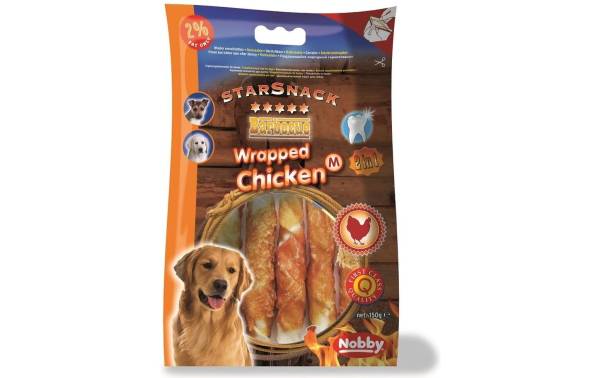 Nobby Kausnack StarSnack Barbecue Wrapped Chicken M, 150 g