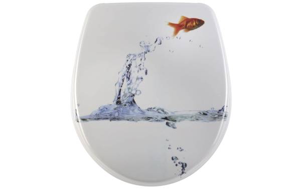 Diaqua Toilettensitz Nice Jumping fish Absenkautomatik, Weiss