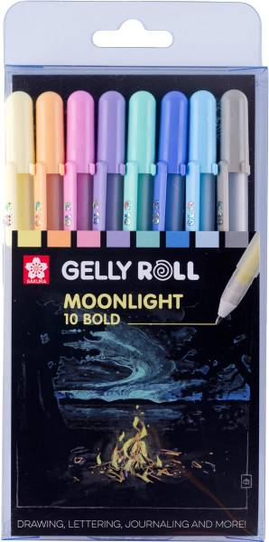 SAKURA Gelly Roll 0.50mm POXPGBMOO8 Moonlight Pastel 10 Stück