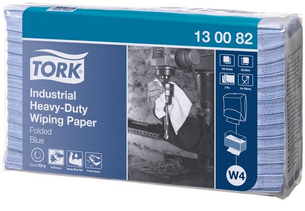 TORK-130082 Extra Starke Industrie Papierwischtücher - W4
