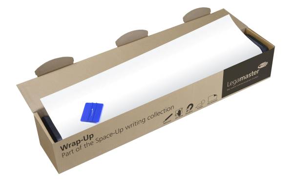 Legamaster Magnethaftendes Whiteboard Wrap-Up 101×300 cm, Selbstklebend