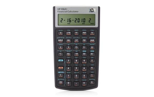 Calculator 10BII+ Financial Deutsch/Ital./Franz./Holländ. HP HP-10BII+