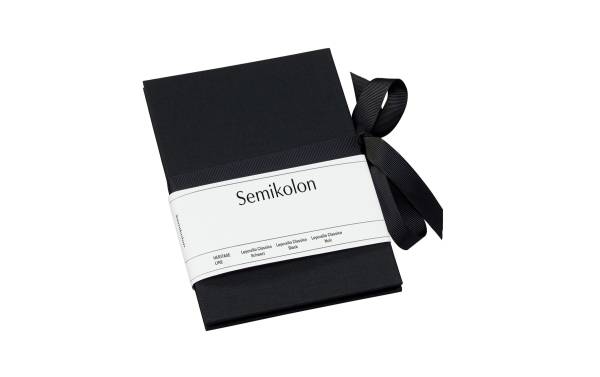 Semikolon Fotoalbum Leporello Classico Schwarz