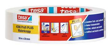 tesa Maler Krepp 4306 Profi Plus, 25 mm x 50 m